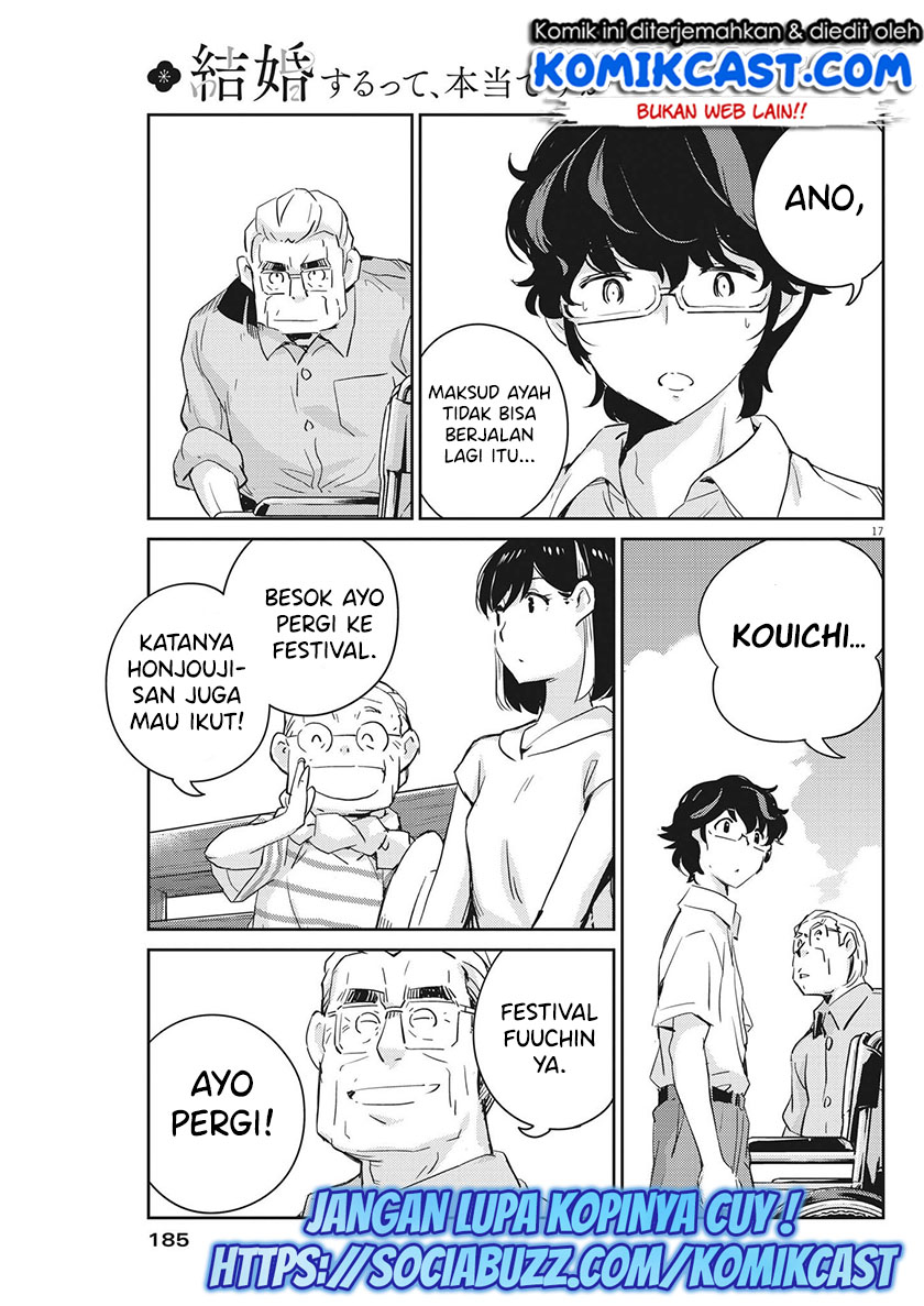 Kekkon Surutte, Hontou Desu ka? Chapter 68 Gambar 18